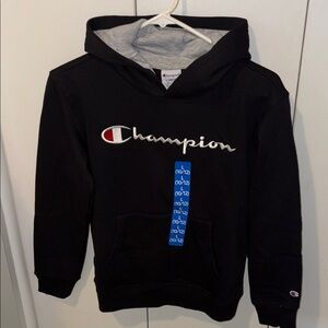 Champion Kids Black and Gray Hoodie